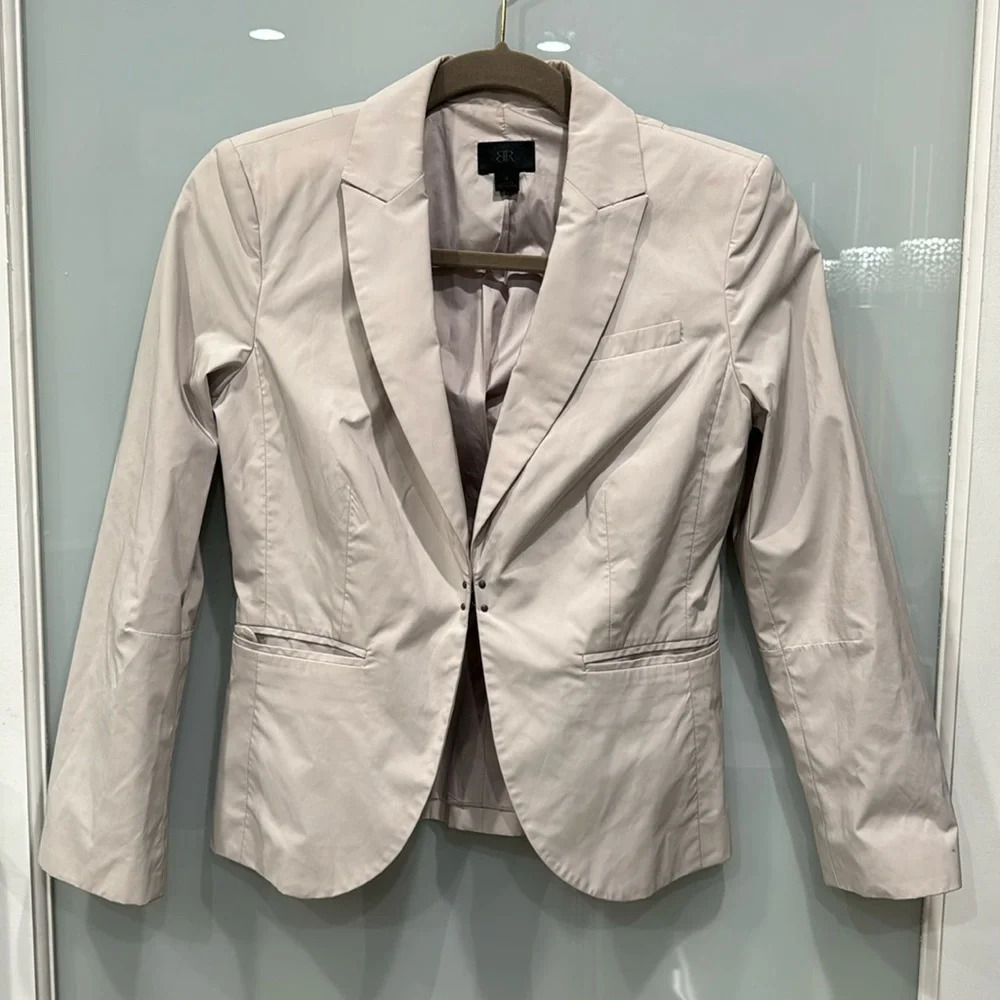 Banana Republic Women's Khaki Beige Light Jacket Blazer Sz 4